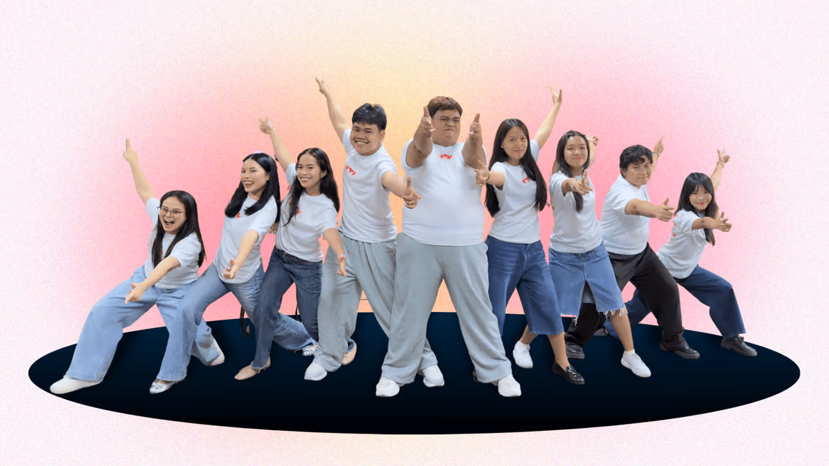 Graphic Design team at the N-Compass TV Cebu office